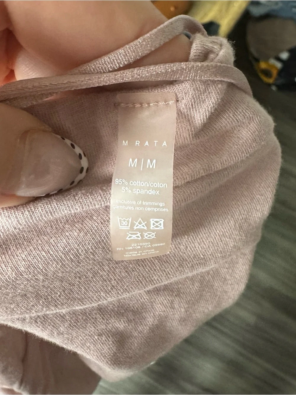 Inamorata M RATA Canal Bodysuit Mauve Pink Size Medium M NWOT